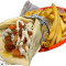 Wú Gǔ Là Jī Kuài Juǎn Dā Pèi Shǔ Tiáo Spicy Boneless Buffalo Chicken Gyro With Fries