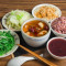 Sù Má Yóu Hóu Tóu Xiān Gū Tāng Tào Cān Vegetarian Nutritious Soup With Hericium, Mushrooms, Sesame Oil And Ginger
