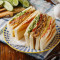 qǐ shì niú ròu péi gēn zǒng huì tàn kǎo sān míng zhì Beef and Bacon Charcoal Roasted Club Sandwich with Cheese