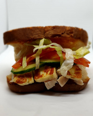 Chicken And Halloumi Sourdough Sandwich