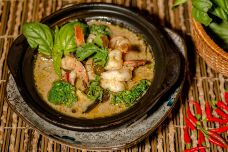 Viet Thai Prawns Green Curry (Spicy)