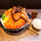 Zhōng Juǎn Jí Mò Xī Gē Bàn Jī Tào Cān Mexican Grilled Half Chicken With Squid Combo