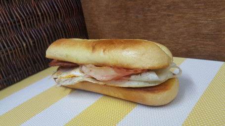 Double Bacon, Double Egg And Cheese Roll