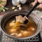 bō pí là jiāo jī tāng guō Chicken Soup Pot with Peeled Chili