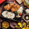háo huá hǎi xiān jī pái biàn dāng Premium Seafood and Chicken Chop Bento