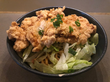 Fried Chicken On Noodle