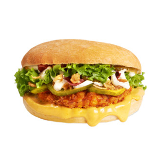 Crispy Chicken Burger (krydret)