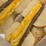 Eggs Meat Cheese Sandwich