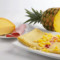 Crêpes mit Schinken und Ananas