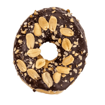 Peanut Choc Donut (Vegan)