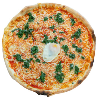 Popeye Pizza (Vegetarian)