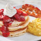 Fresh Strawberry Buttermilk Pancake Platter