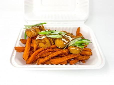 Loaded Soggy Sweet Potato Fries Dishes