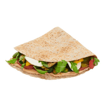 Grilled Vegetables (Ang.). Mozzarella Flatbread