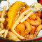 Seafood Basket With Large Chips