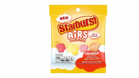 Starburst Airs Original Gummy Candy 4.3 Oz