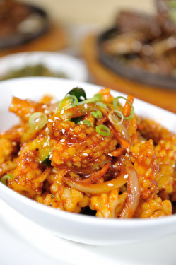Stir Fried Spicy Calamari (O Jing O Bok Eum)