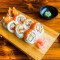 Crispy Chicken Tobiko Inside Out Roll