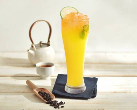 Kumquat Green Tea Met Aiyu Jelly En Lemon