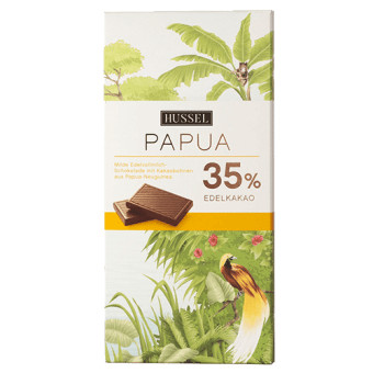 Herkomst Papua Fijne Melkchocolade Reep