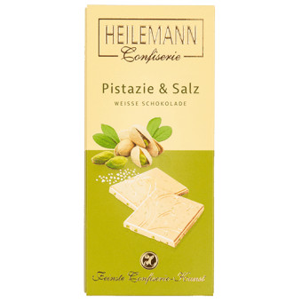 Heilemann Wafer-Thin Chocolate Bar Pistachio Salt White Chocolate