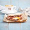 Egg Bacon Roll And Coffee