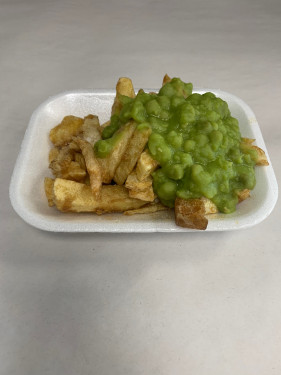 Small Tray Of Chips And Peas