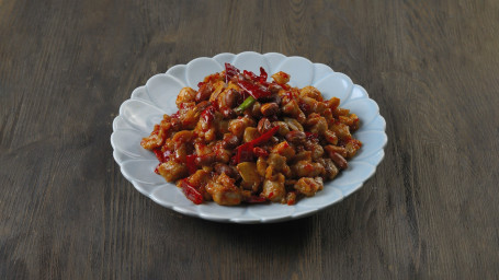 Kung Pao Chicken With Chilli Sauce And Peanuts