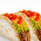 2W Przypadku Tacos Z Nadziewaną Quesadilla Carnitas
