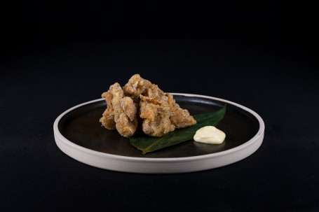 Chicken Karaage With Japanese Mayo And Togarashi Powder
