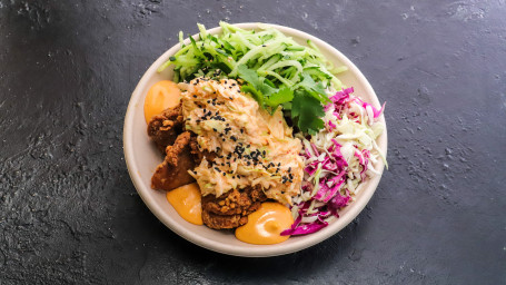 Salt Pepper Chicken Brown Rice Bowl