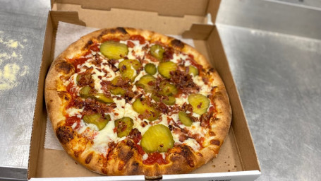 Crispy Bacon Pickle Pizza Small(12”