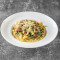 Tagliatelle Salsiccia e Spinaci (leicht scharf)