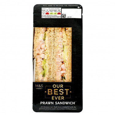 M S Food Best Ever Prawn Sandwich