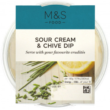 M S Food Sour Cream Chive Dip