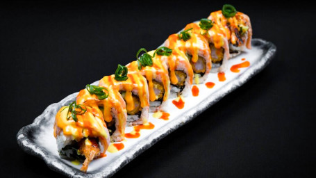 Salmon Volcano Sushi Roll