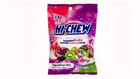 Hi-Chew Chewy Candy Super Fruits Mix Dragon Fruit Acai Kiwi