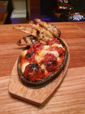 Braised Nonna's Meatballs, Sourdough, Parmigiana