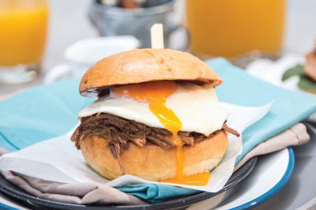 Brisket Egg Burger