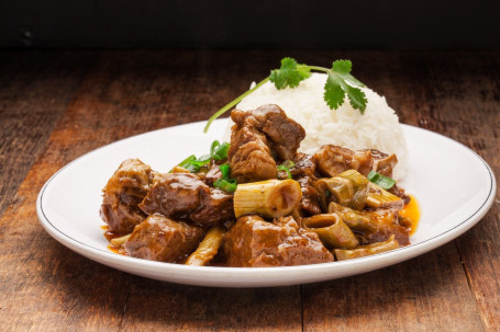 Sichuan Style Braised Beef Brisket With Rice