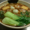 Tom Yum Sea Food Rice Noodle Soup (Prawn, Fish Nuggets)