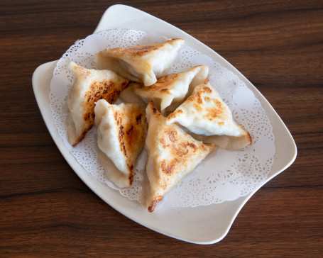 Pork, Chives And Shrimp Pan Fried Dumplings