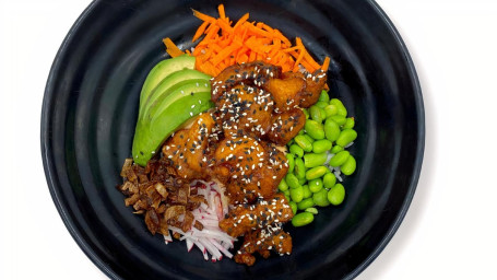 Japanese-Style Fried Chicken Poke