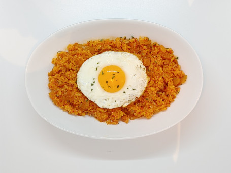 Kimchi Fried Rice With Spam