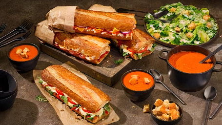 4 Toasted Baguette Family Feast