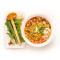 Supă picantă cu 3 ciuperci și pak choi phở cu tăiței (VG/V/GF)