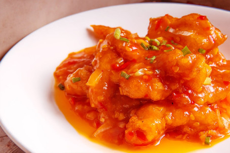 Fish Slices In Tangy Chilli Sauce Gān Shāo Yú Kuài