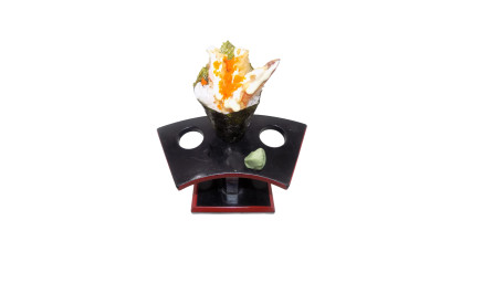 Tobiko And Ebi Tempura Temaki Tiān Fù Luō Zhà Xiā Xiè Zi Shǒu Juǎn