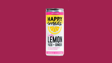 Glad indeni – Citron, Yuzu og ingefær (250 ml)