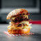 Double stacked Fridays Glazed Burger